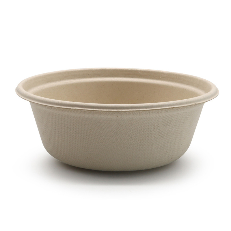 Green factory wholesale sugarcane pulp disposable environmental protection tableware narrow edge 500ml bowl cover degradable compostable Green factory wholesale sugarcane pulp disposable environmental protection tableware narrow edge 500ml bowl cover degradable compostable