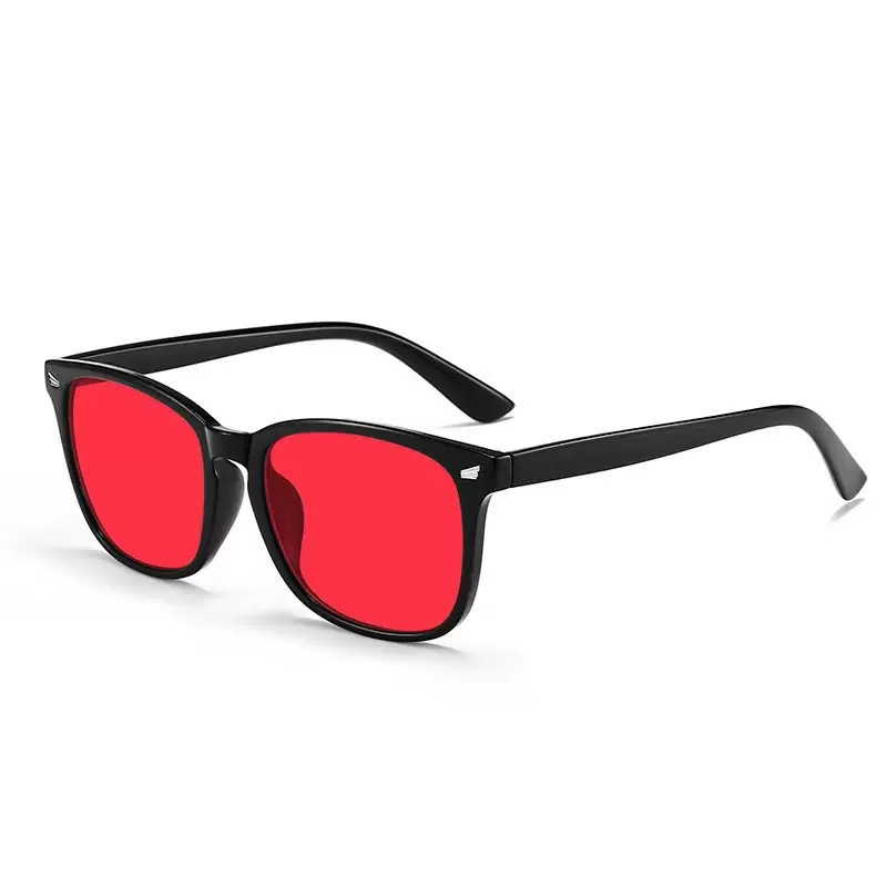 Black frame red film