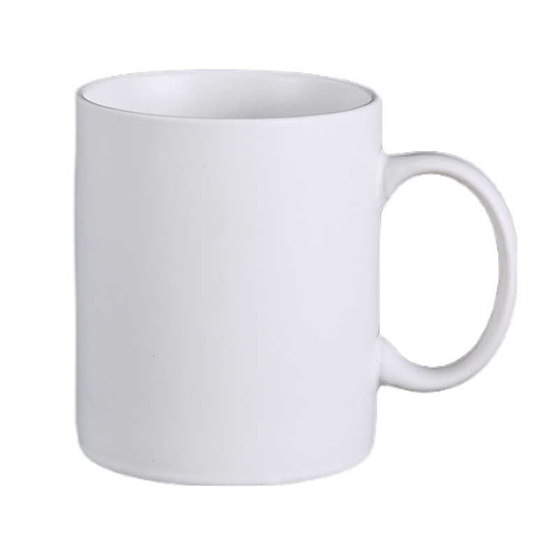 Transfronterizo de Amazon taza blanca taza de alto aspecto creativo Oficina taza de café pareja taza de agua Taza de cerámica