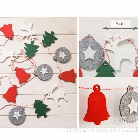 卸売りはフェルトのクリスマス用品のペンダントを提供します。|undefined