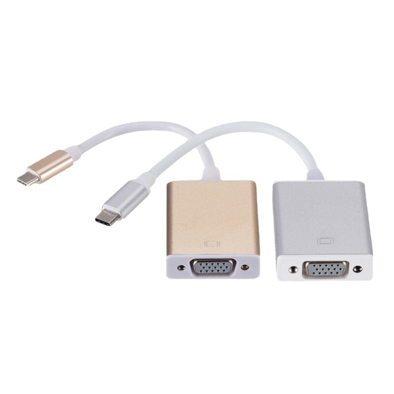 type-c to vga adapter cable USB-C to vga cable notebook extender mobile phone to monitor same screen cable