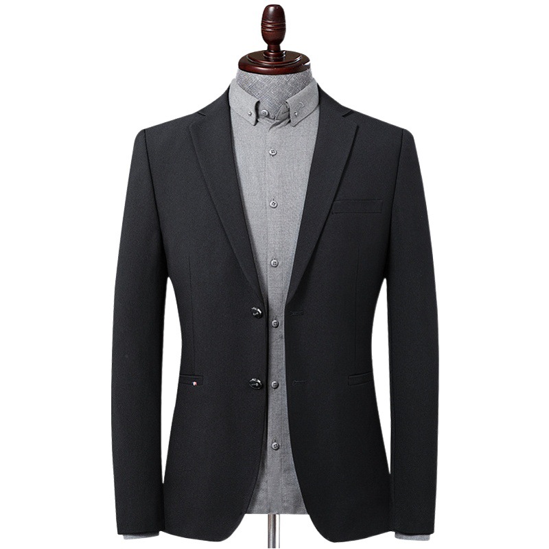 Laishbert Black Suit Men's Autumn and Winter New Korean Style Trendyy Men's Casual Small Suit Men's Slim Suit