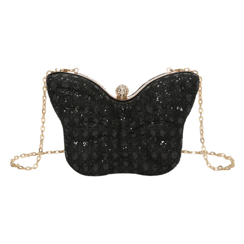 Moda de moda cadena mariposa bolso femenino 2024 nuevo bolso de hombro personalizado mini bolso de mensajero casual de primavera