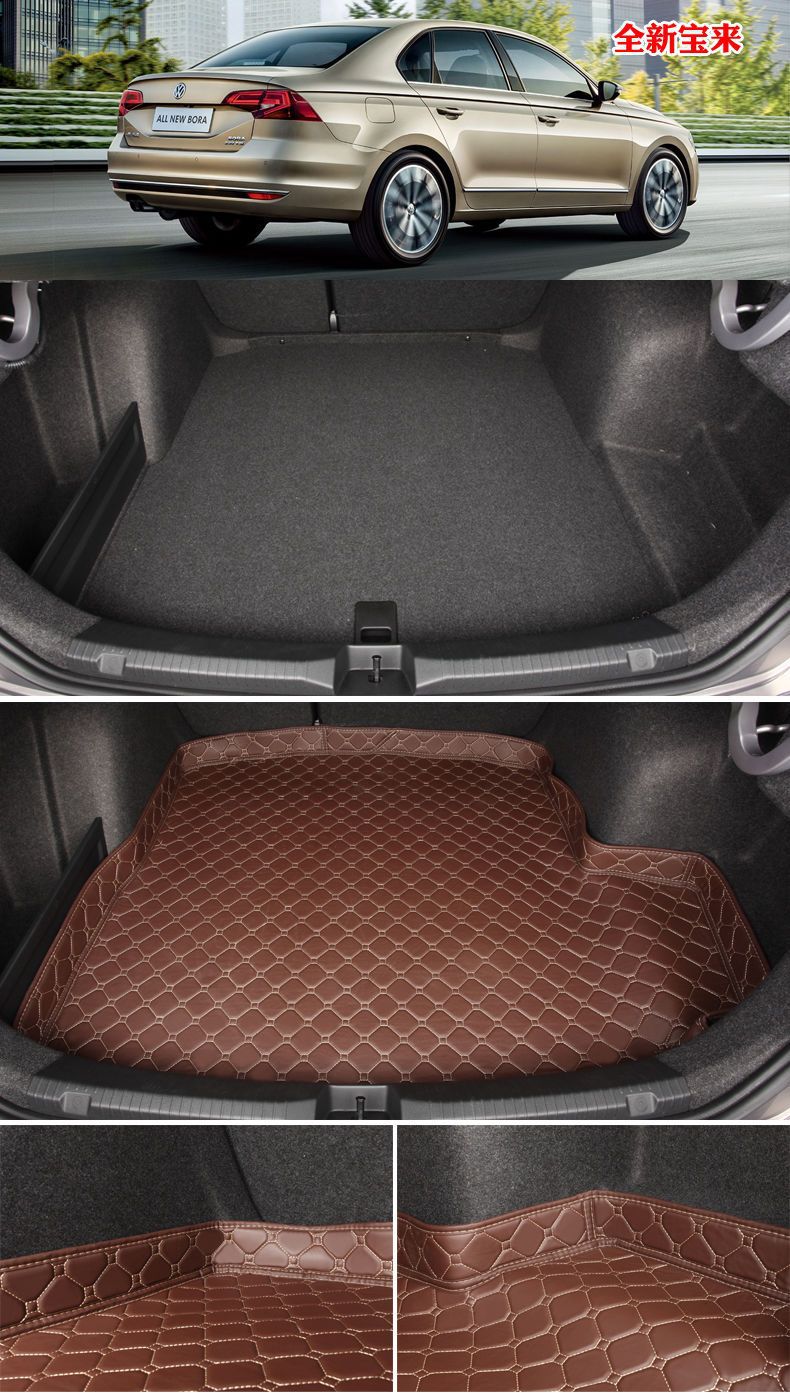 Special Car Trunk Mat for Sagitar, Bora, Magotan, Polo, Santana, Jetta, Vs5, Lamando, Tiguan
