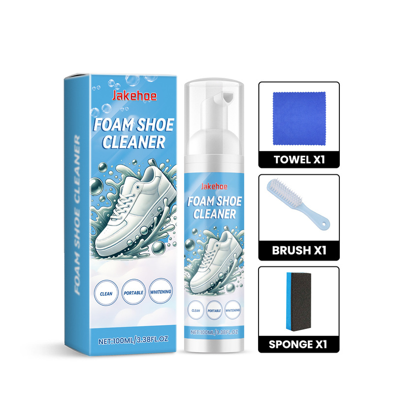 JAKEHOE白靴洗剤泡ドライ洗剤スポーツシューズ洗浄剤無水洗携帯洗剤|undefined