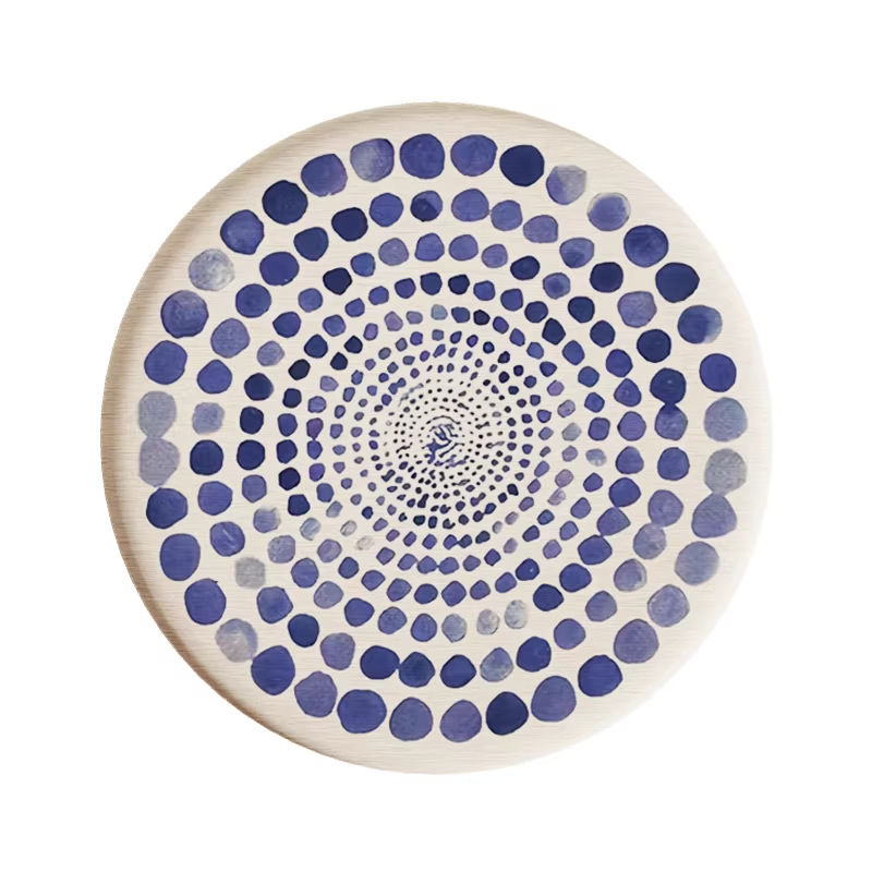 Cocina de barro de diatomeas japonesa almohadilla de taza dura almohadilla de mesa aislante térmico almohadilla de mesa absorción de agua a prueba de calor silencioso viento almohadilla de taza de café seca rápida