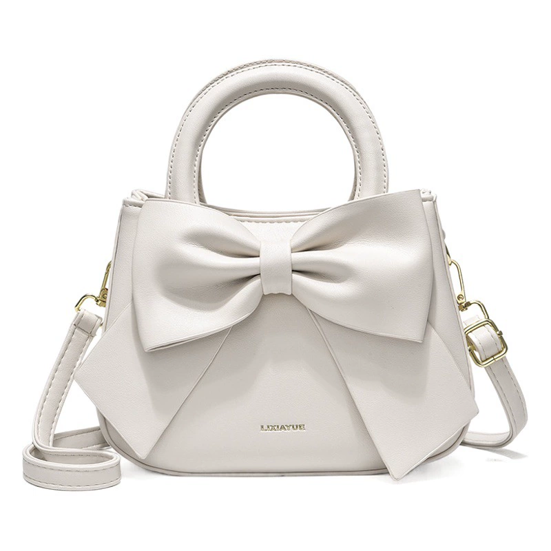 Новая сумка-ведро 2025 года, ручная работа, на плечо, нишевый дизайн, кроссбоди, свежий и милый девичий стиль, маленькая.