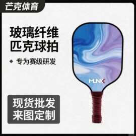 工厂直销轻量化玻璃纤维匹克球拍减震防滑手柄比赛训练专用