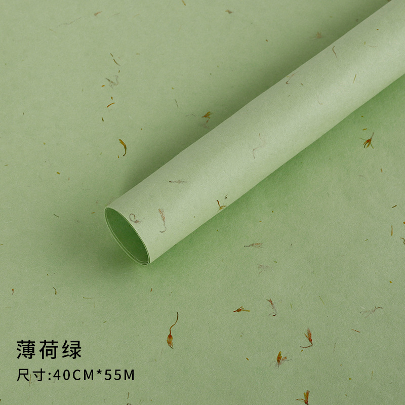 Nuevo papel de pétalo desmenuzado, papel de estilo, papel de embalaje de ramo, papel de embalaje de flores de alta calidad, papel Dongba, papel floral, lote