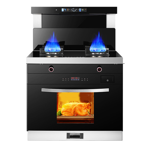 Built-in Stove Home Steam Bake Integrated Machine Kitchen Smart Voice Control Switch Smoke Stove Set Built-in Stove Wholesale