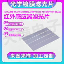 红外感应开关滤光片 940nm窄带透红外滤波片 智能家居带通滤光片