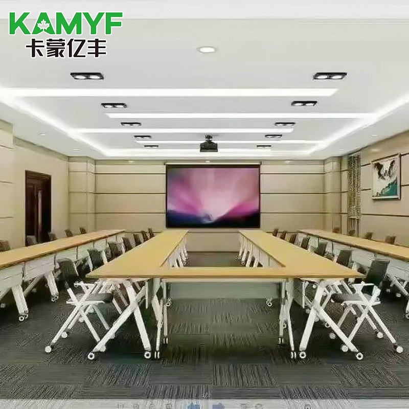 折叠培训桌 长条会议桌简约移动办公桌多功能拼接会议桌