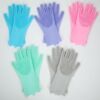 silica gel Dishwasher glove kitchen Dishwasher protect household multi-function silica gel clean glove Magic Dishwasher glove