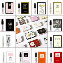 正品女士卡片香水3ml小试用装样品便携持久喷雾香氛抖音直播代发