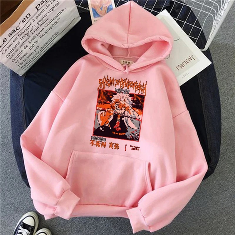 Y2k Japan Anime Women Sweatshirts Manga Plus Size Hoodie