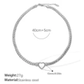 XL93S Silver Necklace