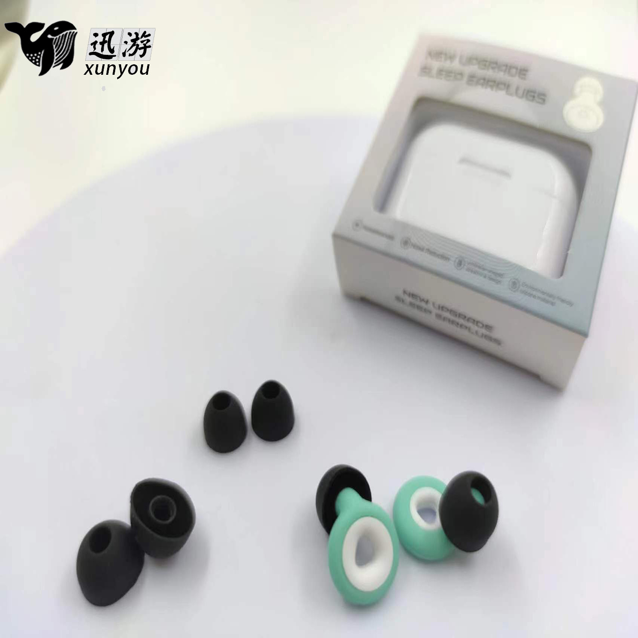 [Venta caliente transfronteriza tapones para los oídos de reducción de ruido] tapones para los oídos de silicona para dormir insonorizados Amazon caliente en stock al por mayor