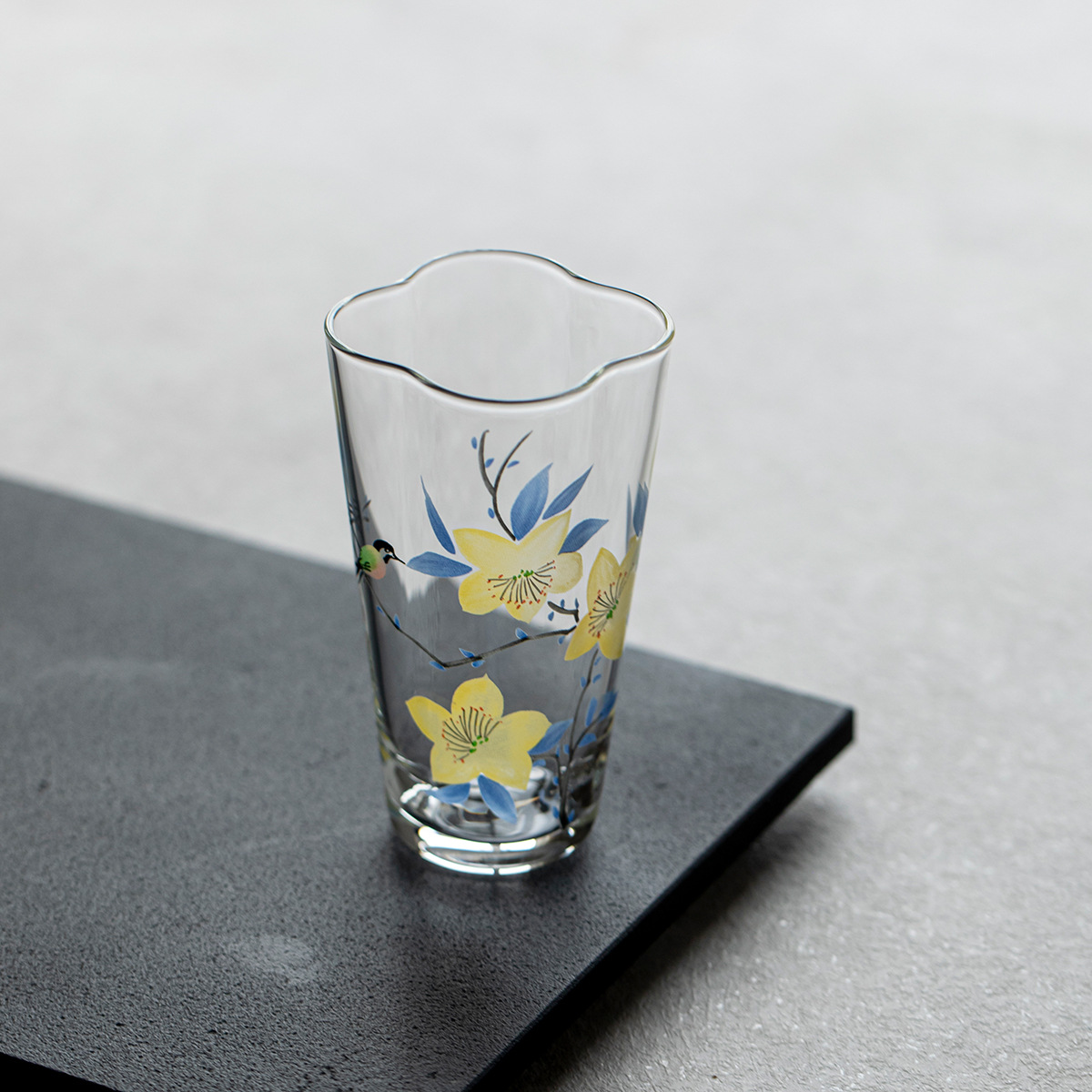 瑞璃高硼硅玻璃杯耐高温透明玻璃泡茶杯茶具套装家用功夫茶具