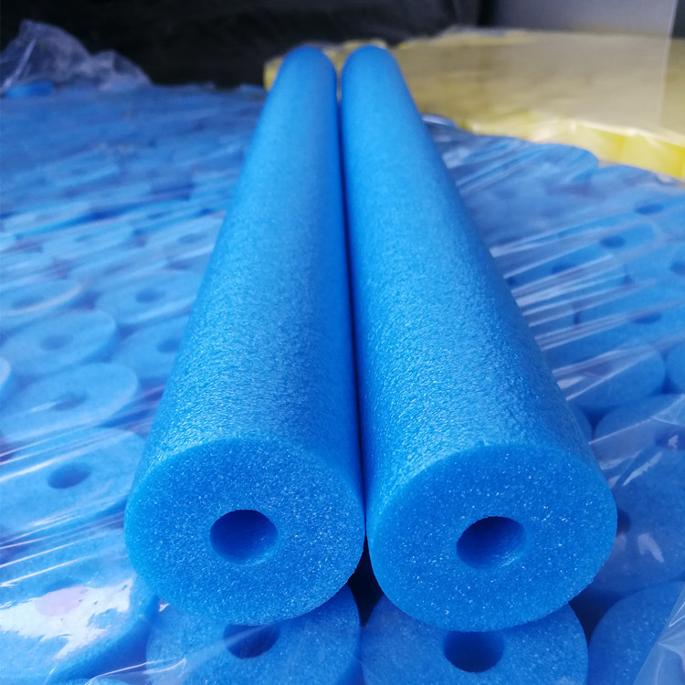 定制彩色EPE珍珠棉管防震珍珠棉空心套管圆柱棒海绵泡沫棒接力棒