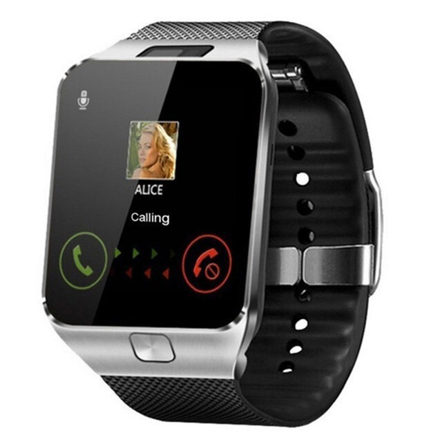 Foreign trade multi-function smart watch DZ09 card can be inserted to take photos Internet calls phone watch touch screen