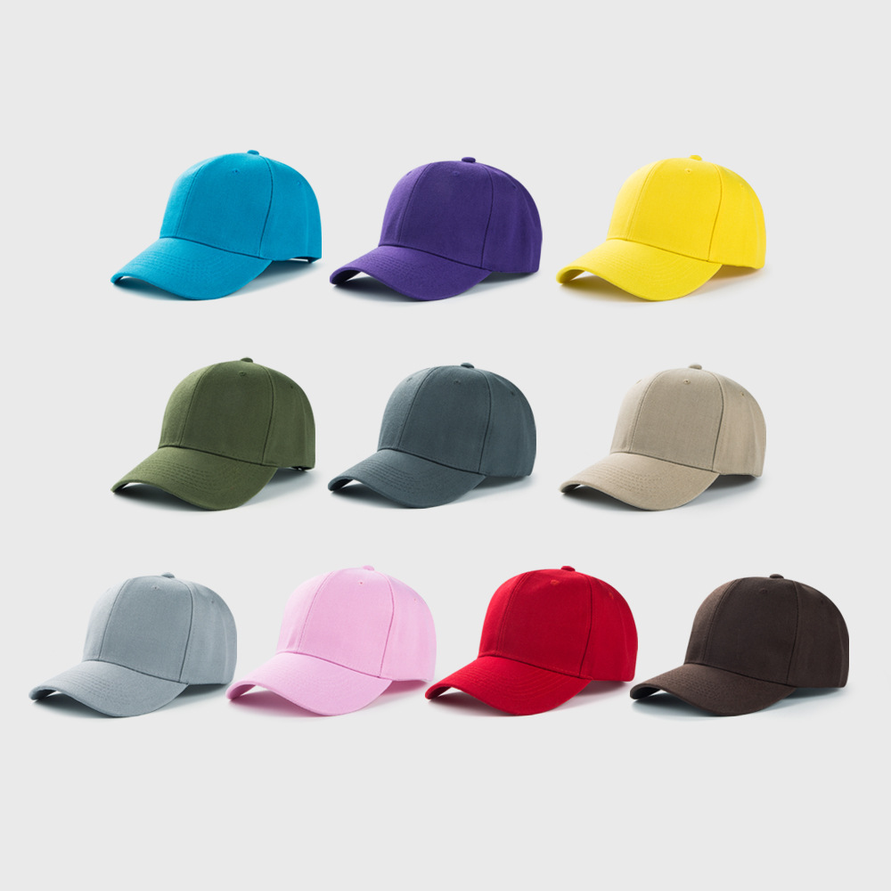 Ins Solid Color Baseball Cap Korean Version Of Curved Brim Cap College Wind Sunscreen Hat display picture 12