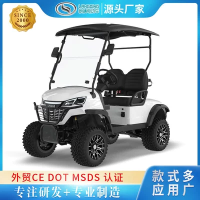2-Seater Golf Cart, Cross-Border Sightseeing Vehicle, Tourist Attraction Hotel Shuttle Bus, Golf Course Ball-Picking Cart, Golf Cart