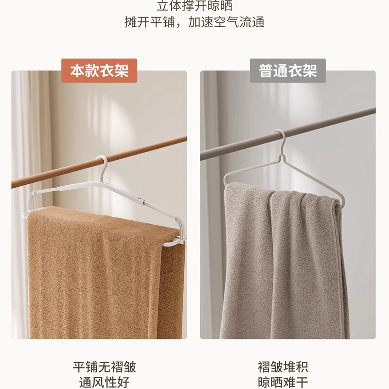 キルトやシーツを乾燥させるための大型コートハンガー、家庭用バルコニー用の特別な伸縮棚、多機能バスタオルとタオル乾燥用品|undefined