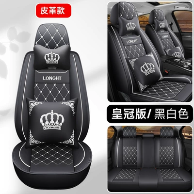 24 years of cross-border leather: Four Seasons Pad - black-and-white-full-leather-crown-version-3