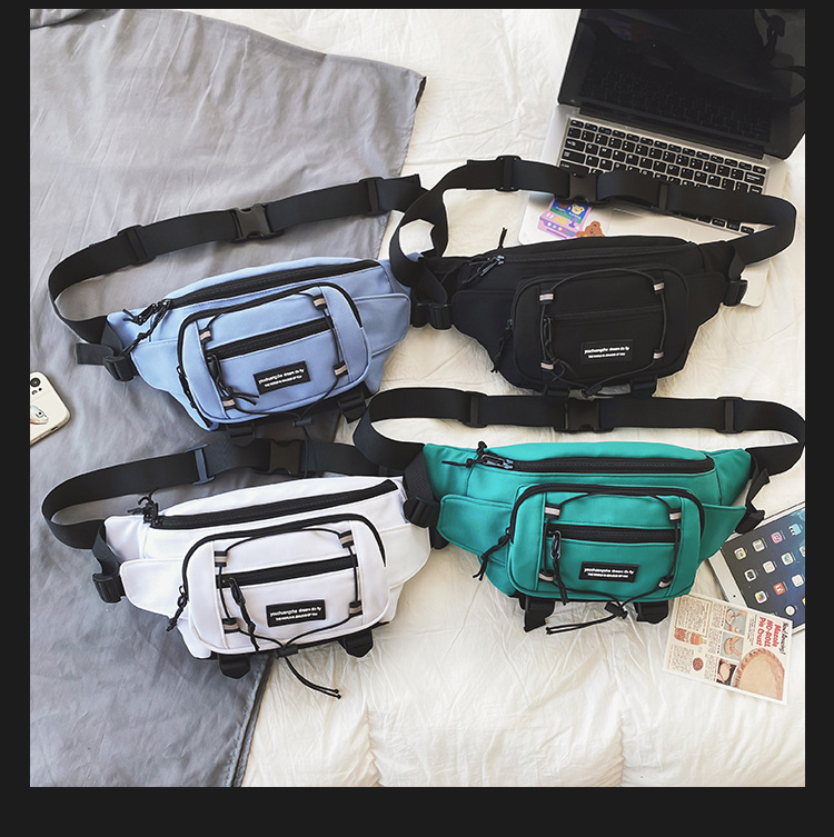 Women's Streetwear Solid Color Nylon Waist Bags display picture 47