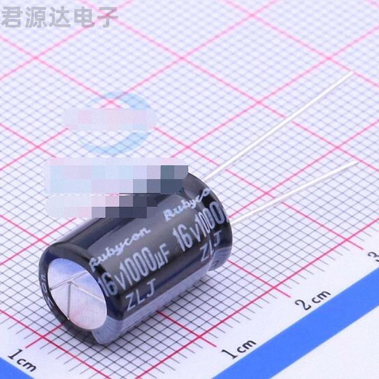 16ZLJ1000M10X16描述1000uF 16V电解电容器