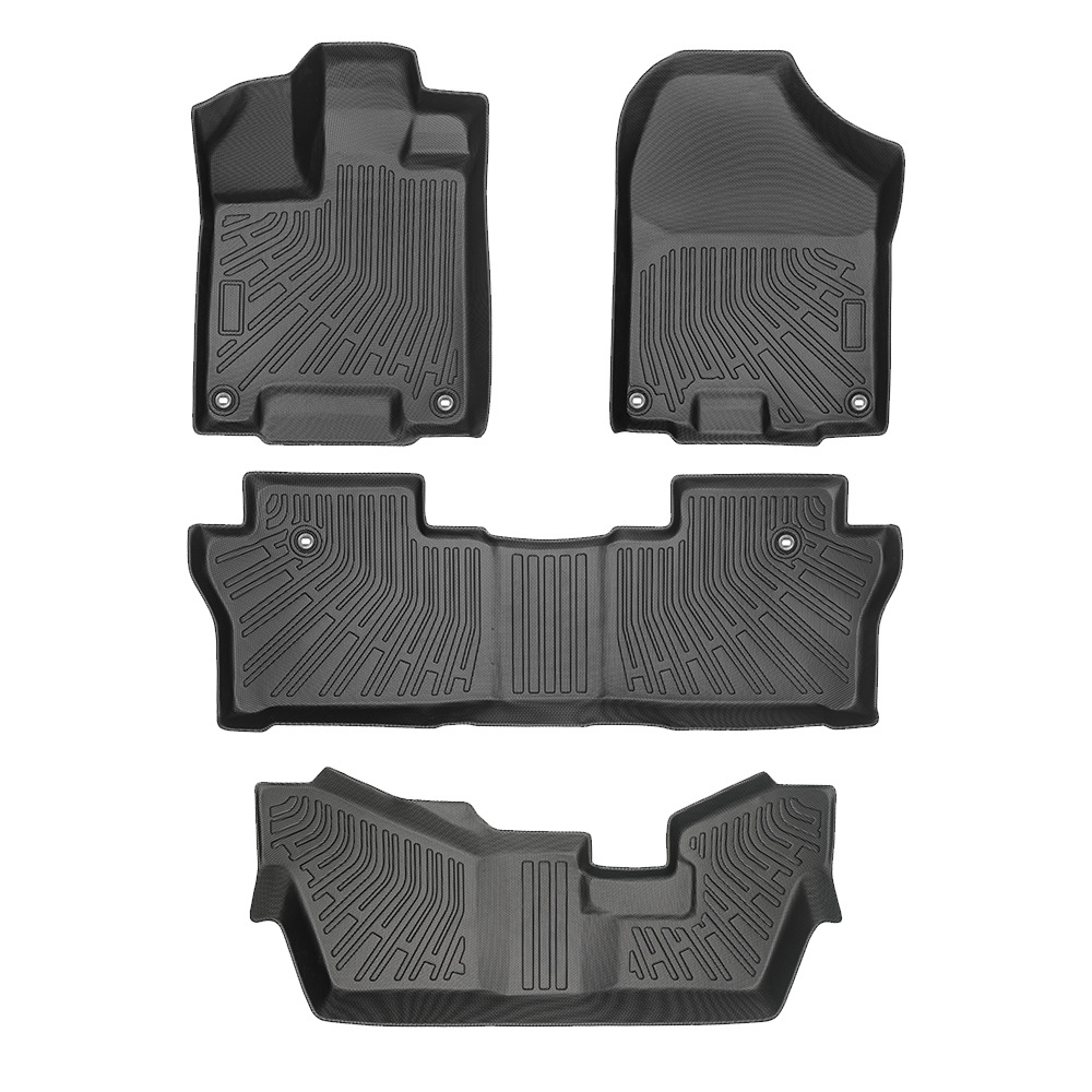 Aplicable a Honda Pilot 2016 - 2022 ocho asientos TPE almohadilla de pie 3D todo el tiempo material almohadilla del maletero