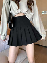 春夏新款百褶裙女韩版小个子穿搭防走光A字JK短裙减龄显瘦半身裙