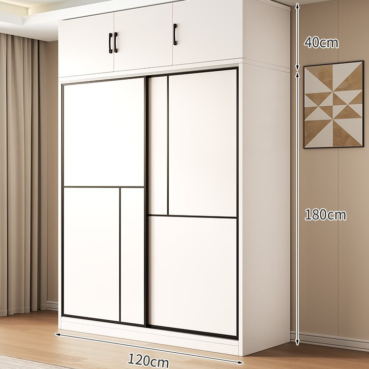 [색상 비고] 길이 120cm 옷장 + 상단 캐비닛 업그레이드 및 두꺼워짐