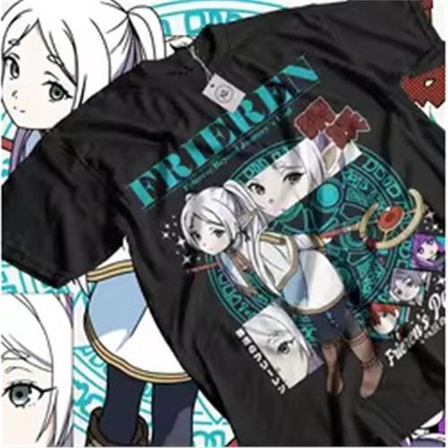 T-shirt Cartoon Anime Summer Cotton Unisex Top New Short-sleeved Anime