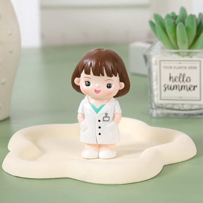 여성 의사.