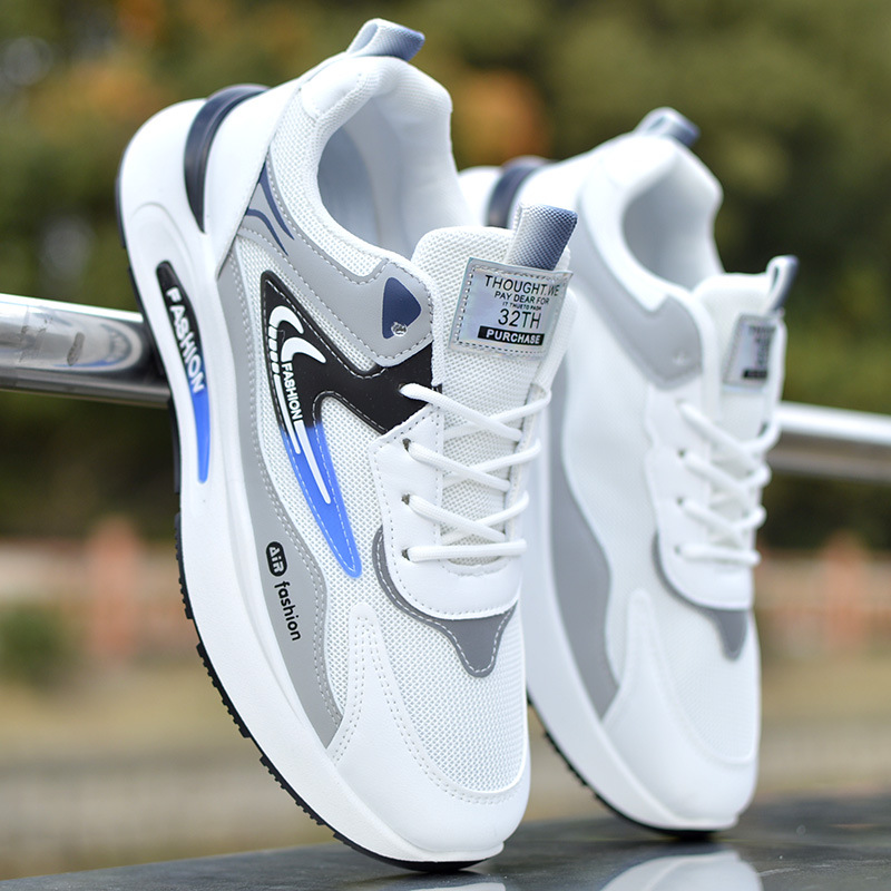 Férfi tavaszi-nyári új sport, vízálló, csúszásgátló futócipő, divatos és sokoldalú apuka cipő_voghion.com