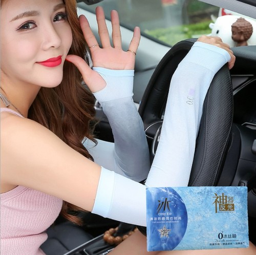 Sun protection sleeve covers for men and women, breathable ice silk sleeves, genuine final sale, mixed distribution ice sleeves