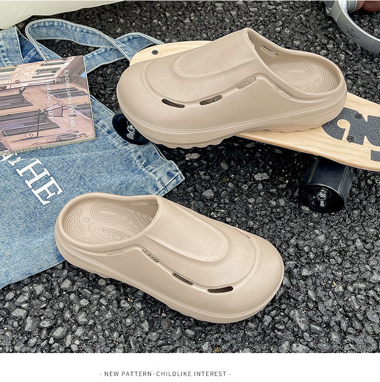 Chef Shoes Closed Toe Solid Color Comfortable Indoor Slip-ons_voghion.com