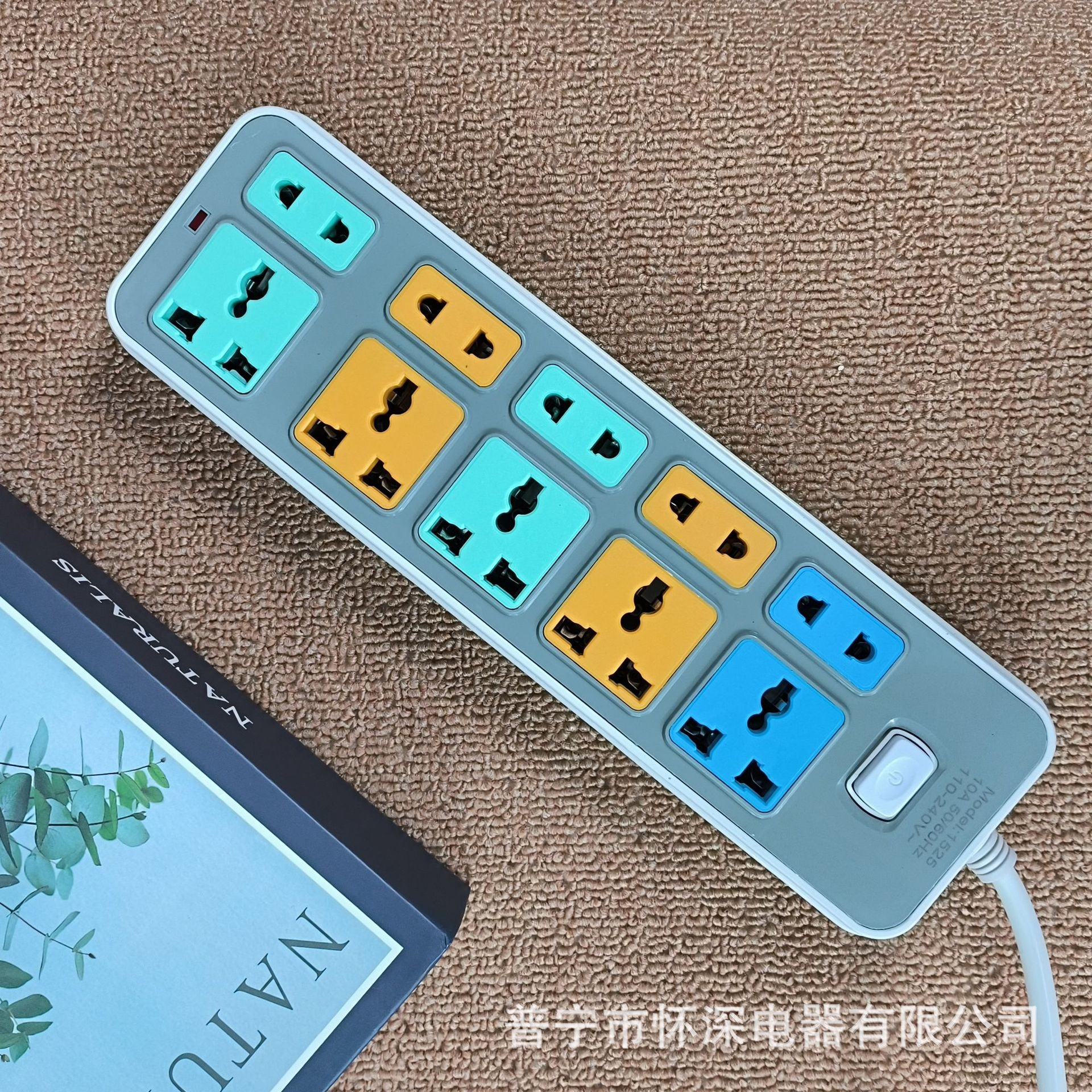 1523 # 1524 # 1525 # nueva placa de enchufe con lámpara indicadora enchufe de agujeros múltiples enchufe de comercio exterior