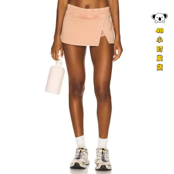 H 71617 High Waist Yoga Sports Skort High-Waisted Anti-Exposure Sports Skirt
