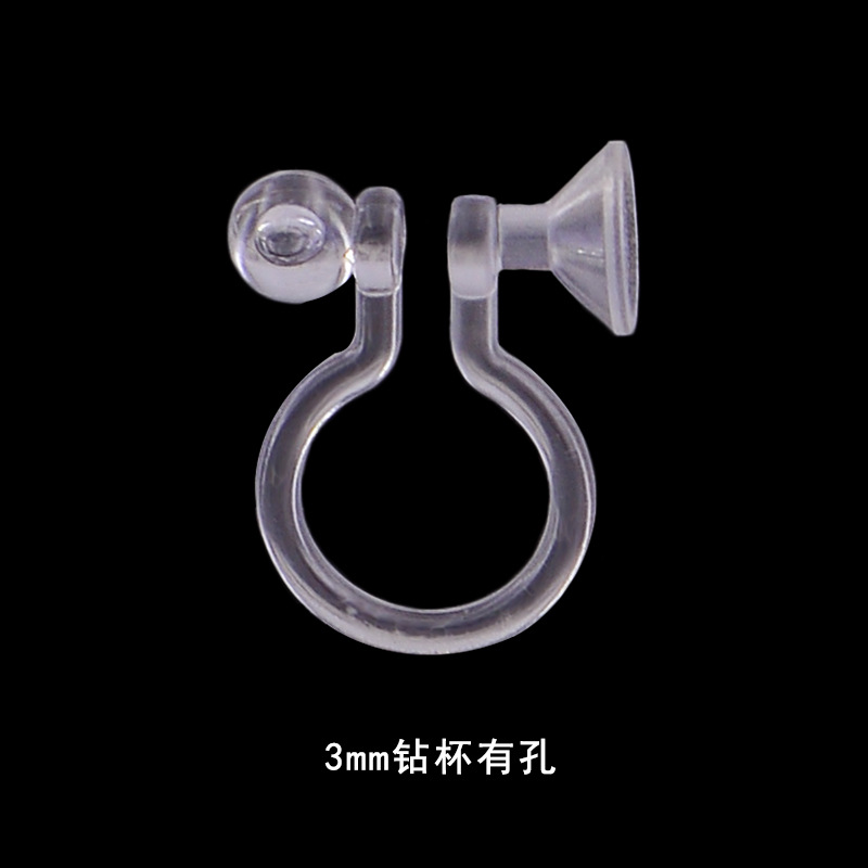 비드와 3mm 드릴 컵에는 구멍이 있습니다.