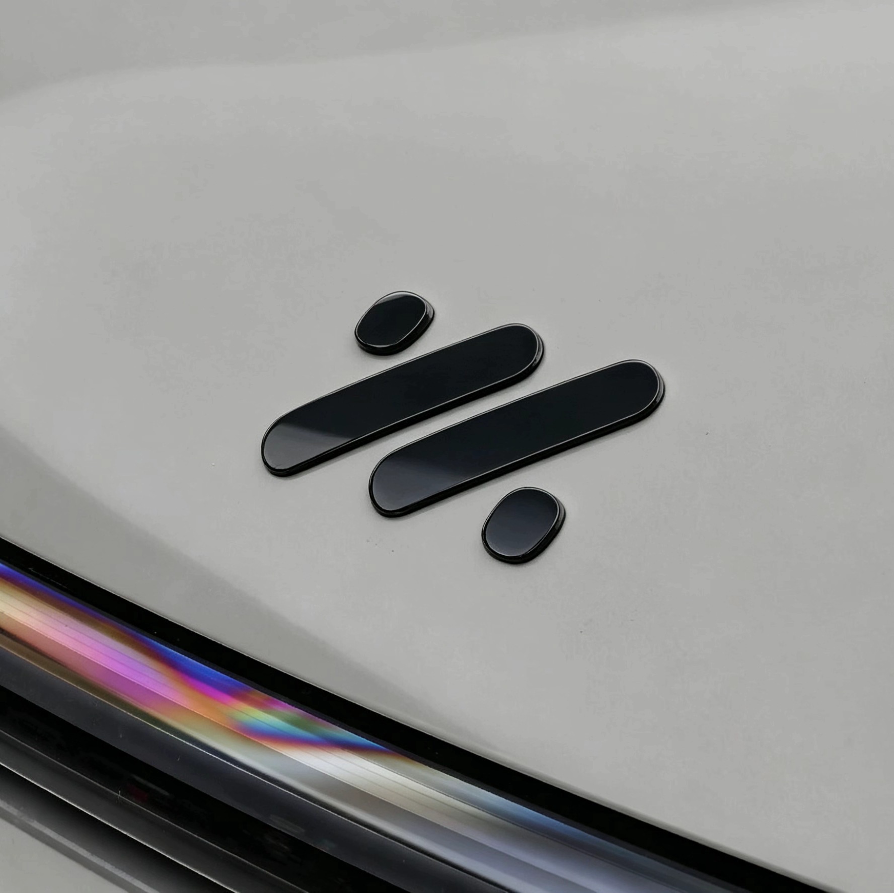 Suitable for Zhiji LS8 LS9 front and rear car emblems, Black Warrior modification upgrade personalized car emblem decorative stickers
