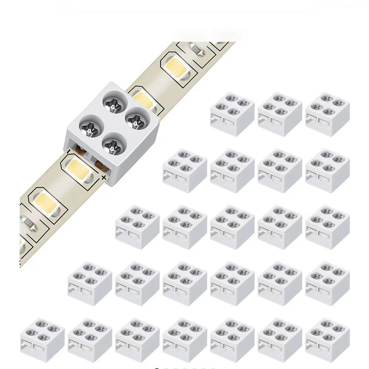 Витой винт высокой мощности светодиодная световая полоса без припоя Разъем 8 мм 10 мм световая полоса плата Монтажная плата