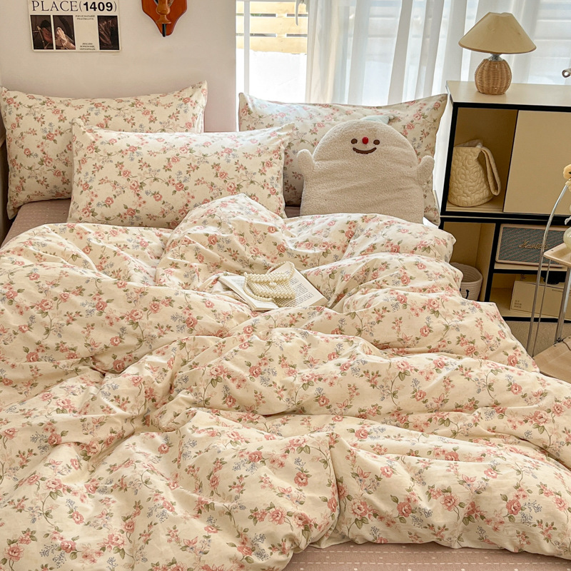 MX-플라워 엘프(면 100% 원단, 피부 친화적, 부드러움, 편안함, 통기성, 보풀 없음, 퇴색 없음)