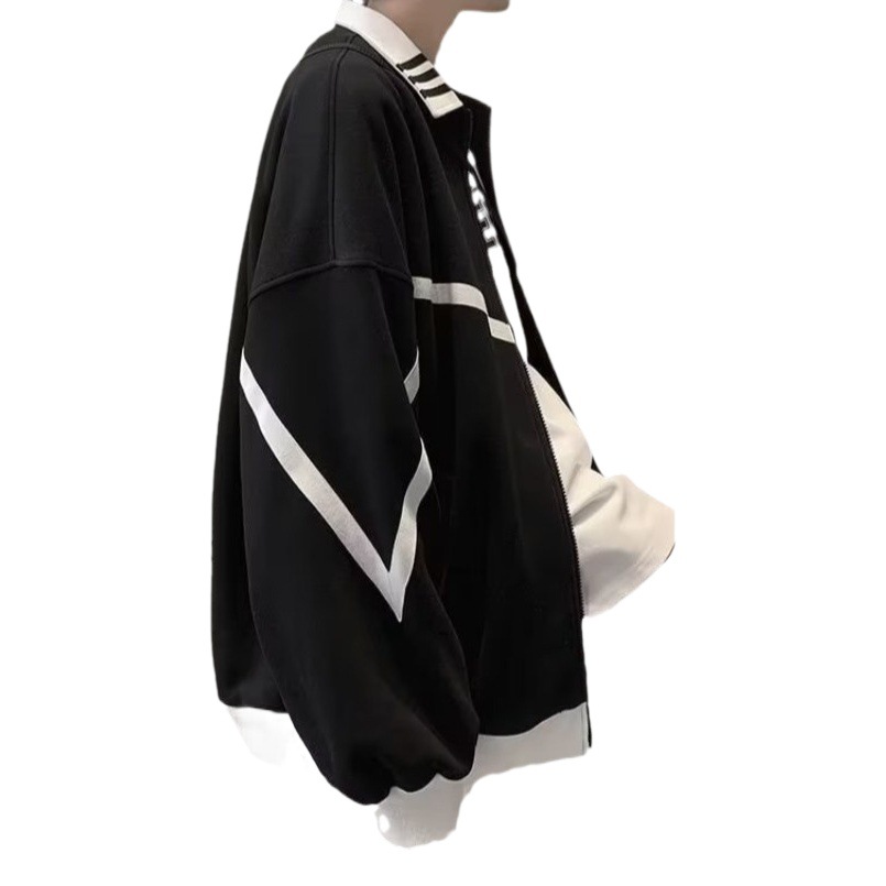 Chaqueta de hombre de estilo coreano de alta calidad ins moda primavera y otoño chaqueta casual chaqueta suelta marca de moda uniforme de béisbol americano de moda