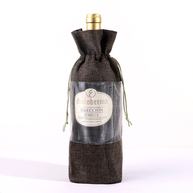 15*30cm; marrón; imitación de cáñamo