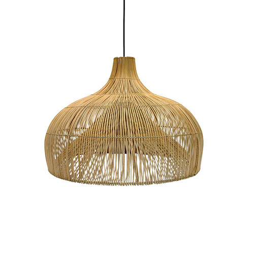 Southeast Asian rattan pendant lights for restaurants and inns, LED bamboo craft dining pendant lights, LED Japanese tea house rattan woven pendant lights