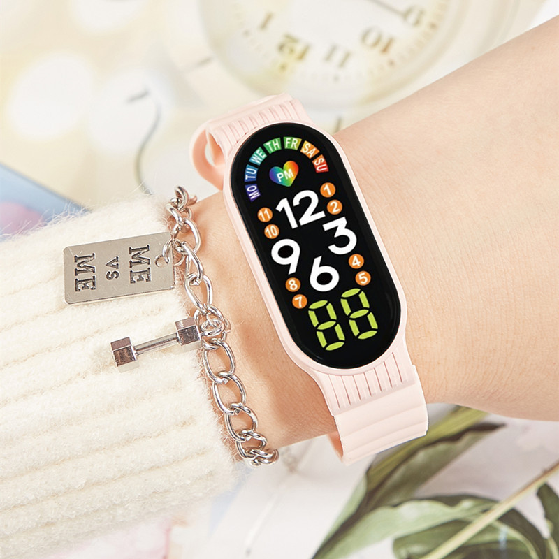 Nuevo original xiaomi m7a táctil LED reloj electrónico moda deportes digital niños estudiante reloj electrónico pulsera
