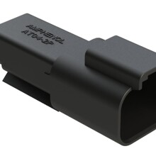 原装AMPHENOL/安费诺连接器汽车电子线束AT04-2P-RD01BLK