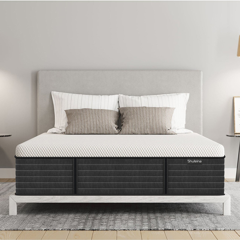 Zero-Pressure Constant Temperature Gel Memory Foam S Natural Jute Mattress with Independent Pocket Springs, Removable and Washable for Home Use